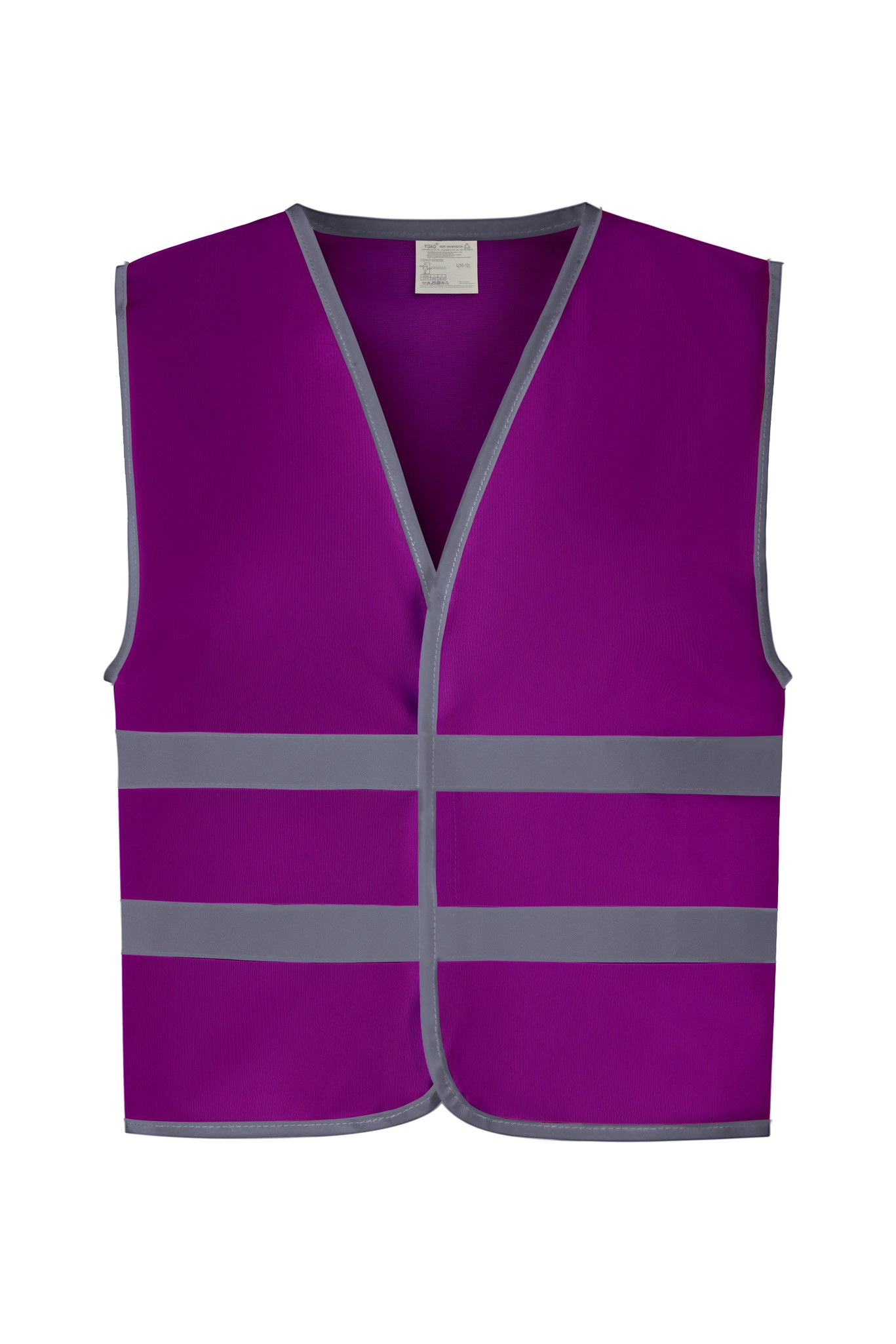 Yoko Hi-Vis Border Junior Kids Waistcoat HVW102CH - Childrens Safety Wear Coat - Picture 11 of 30