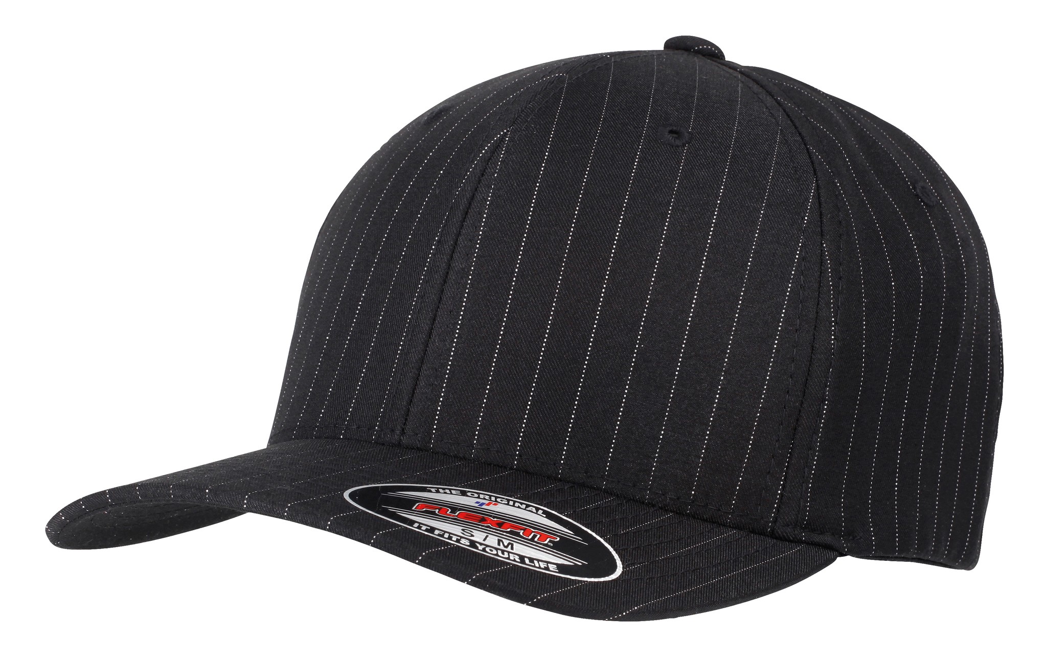 Flexfit by Yupoong Pinstripe Snapback - Unisex Casual Baseball Cap (6195P) - Picture 4 of 4