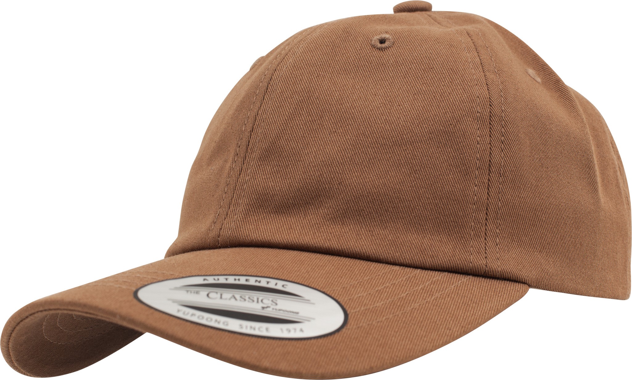 Men's Flex Fit Dad Cap - Peached Cotton Twill, Adjustable Strap, Classic Baseball Style