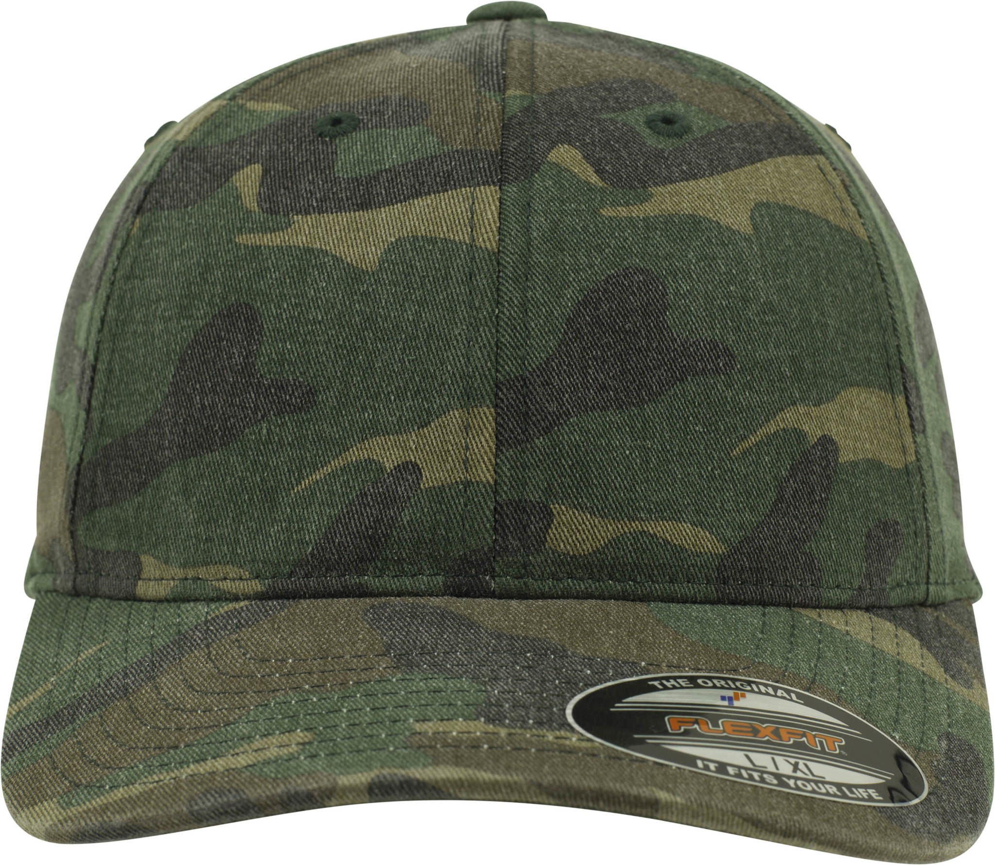 Flexfit di Yupoong Indumento Cotone Lavato Snapback Mimetico (6977CA) - Foto 8 di 9