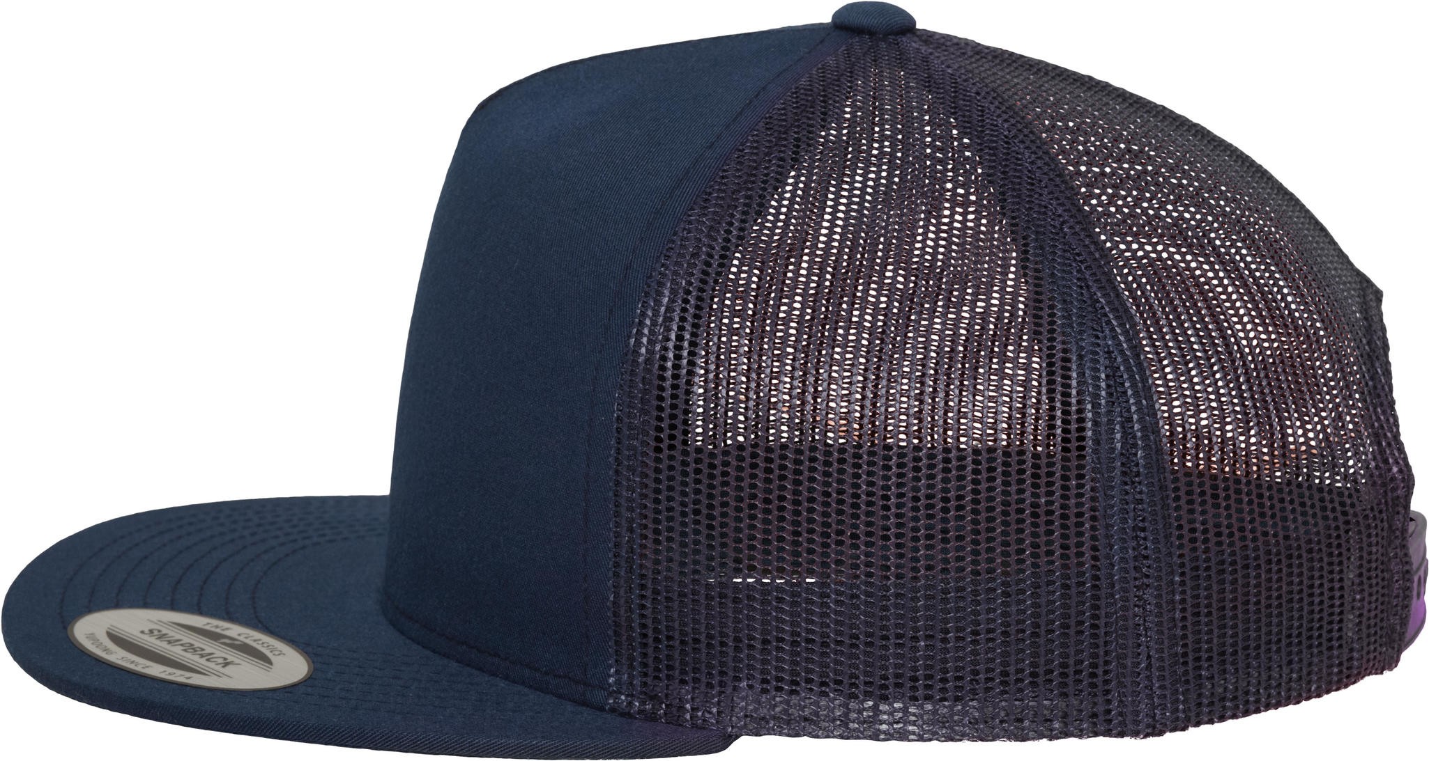 Gorra Flexfit by Yupoong Classic Trucker 6006 - Unisex Deportes Flat Peak Snapback - Imagen 17 de 20