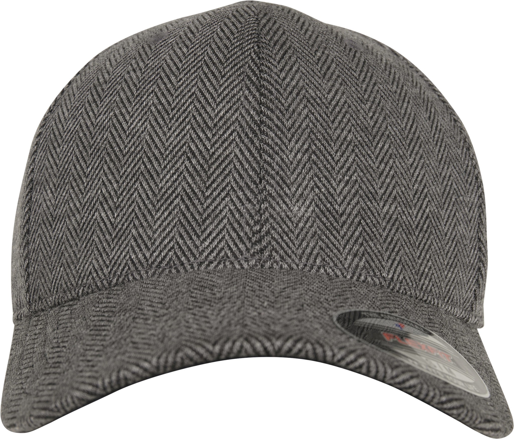 Flexfit by Yupoong herringbone melange 6277hm - gebogene Snapback Baseballkappe - Bild 11 von 12