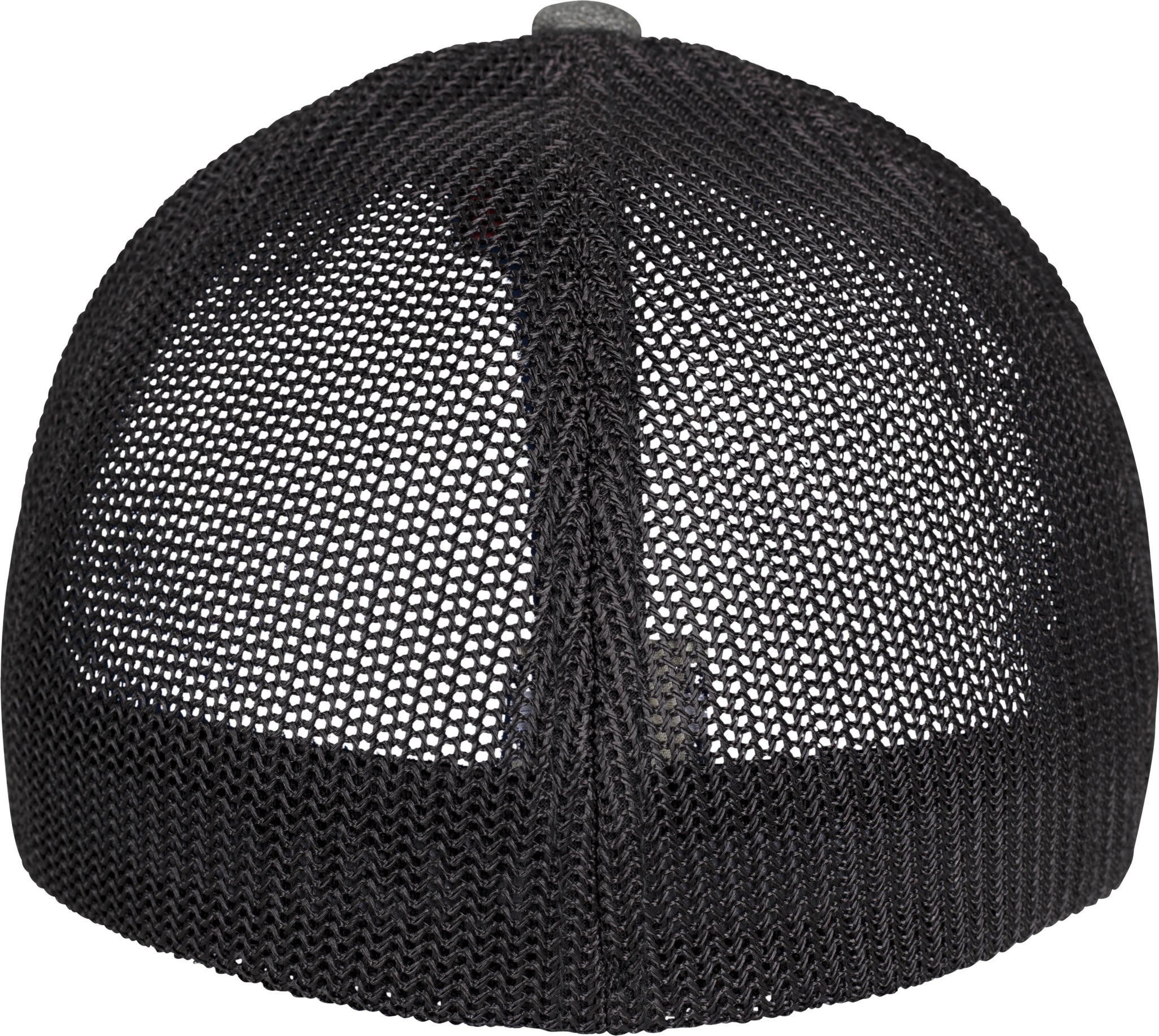 Flexfit by Yupoong Retro Trucker Melange Cap - Unisex Curved Peak Baseball Hat - Picture 9 of 10